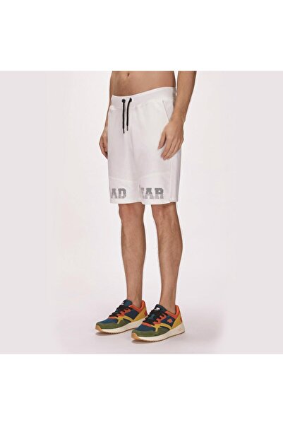 Bad Bear Grid Men's Shorts - Off White