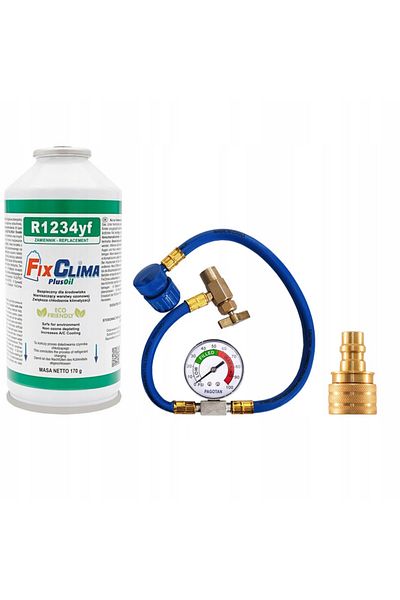 FixCla KIT DE UMPLERE AER CONDIȚIONAT CU AGENT FRIGORIFIC R1234YF