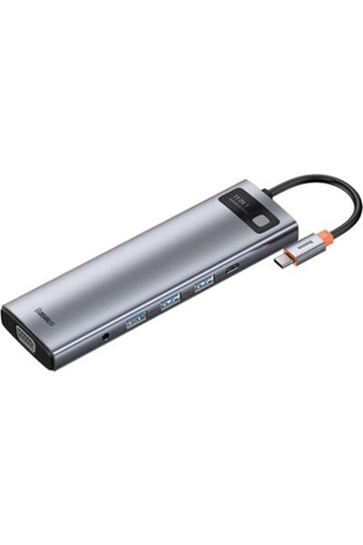 Baseus Metal Gleam Series 11 in 1 Multifonksiyonel Type-C Hub Adaptör