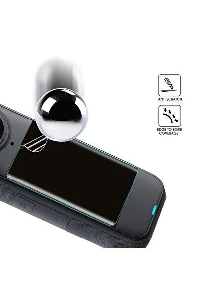 Genel Markalar Insta360 X3 Aksiyon Kamera Uyumlu 4 Adet Şeffaf Ekran koruyucu Nano Jelatin