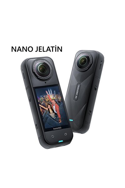 Genel Markalar Insta360 X3 Aksiyon Kamera Uyumlu 4 Adet Şeffaf Ekran koruyucu...