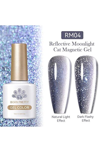 Born Pretty Moonlight Reflective Cat Magnetic Gel/Ay Işıltısı Reflective Kedi...