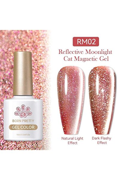 Born Pretty Moonlight Reflective Cat Magnetic Gel/Ay Işıltısı Reflective Kedi...