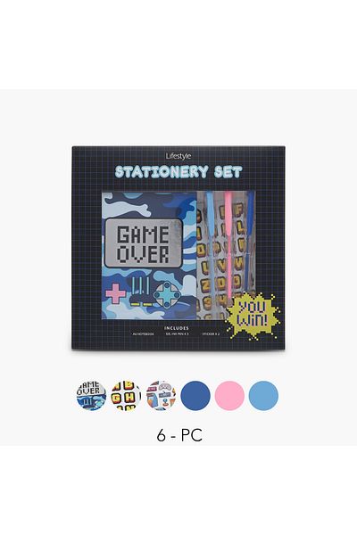 Syloon Gaming Print Assorted Stationery Set