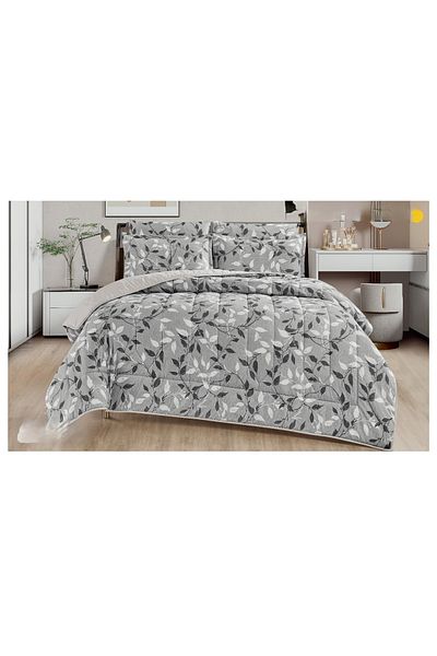 Mark Double bed sheet with a floral pattern, reversible design, to give you a refreshing summer with microfiber materials, size 220*240 cm