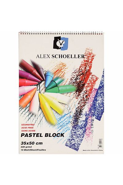Alex Schoeller Pastel Background Block 220Gr 35X50Cm / Alx.851