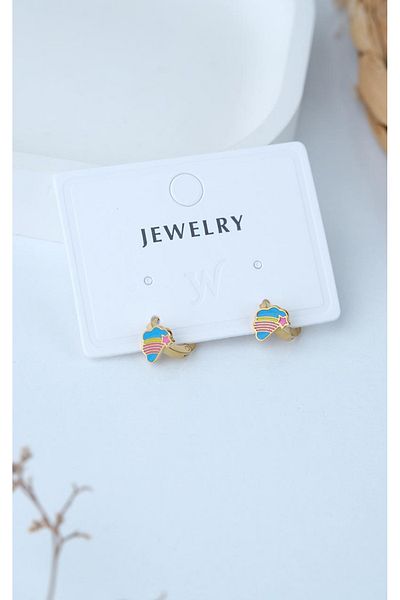 Jack Ferrero Figure Minelli Steel Children's Earrings