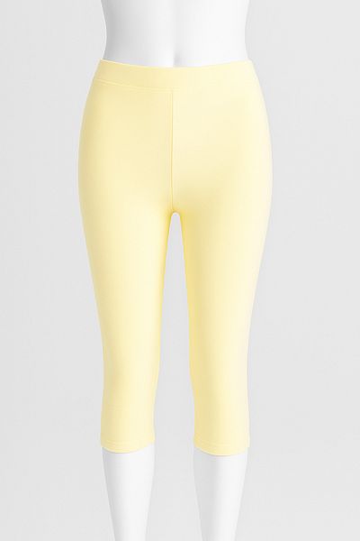 Katmirra Cotton Girls Pastel Color Capri Leggings