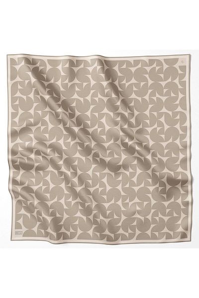 Belli Μεταξωτό Φουλάρι Twill - 4117-56 Μπεζ
