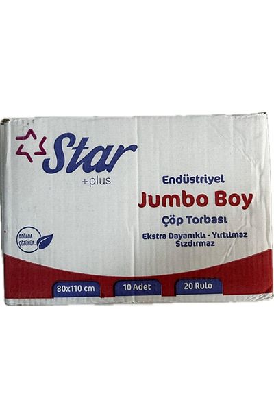 Star Jumbo 400 Gr Blue Color 1 Box (20 Packs) Garbage Bag