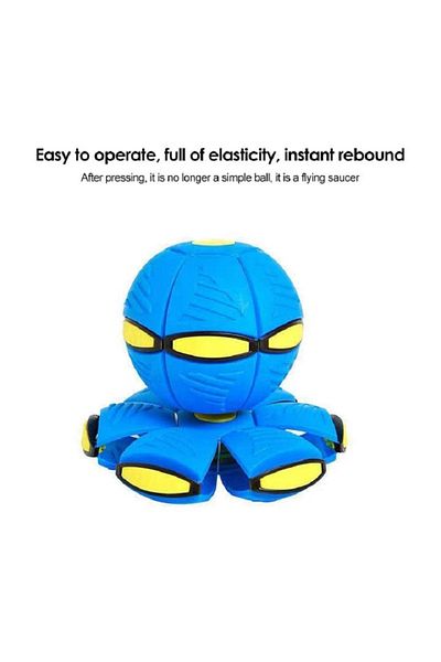 rexa Magic Ball with Light Silicone Flying Soccer Magic Frisbee Deformation