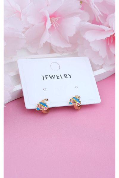 Jack Ferrero Figure Minelli Steel Children's Earrings