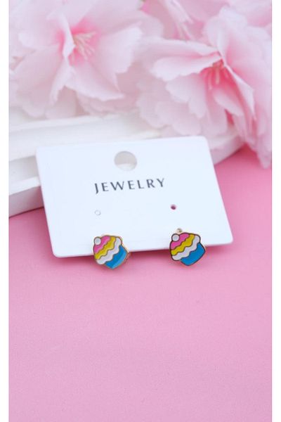 Jack Ferrero Figure Minelli Steel Children's Earrings