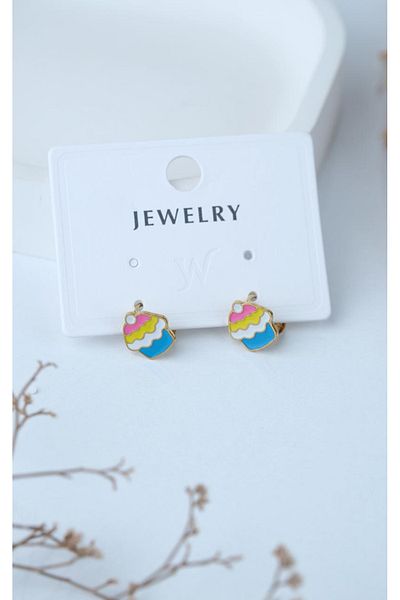 Jack Ferrero Figure Minelli Steel Children's Earrings