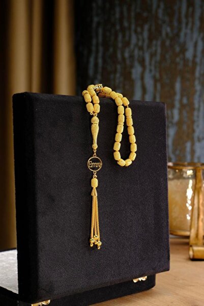 dergah tesbih Kalemkar İşcilik Kişiye Özel İsim Tasarımlı Kapsül Model 925 Ayar Gümüş Tesbih