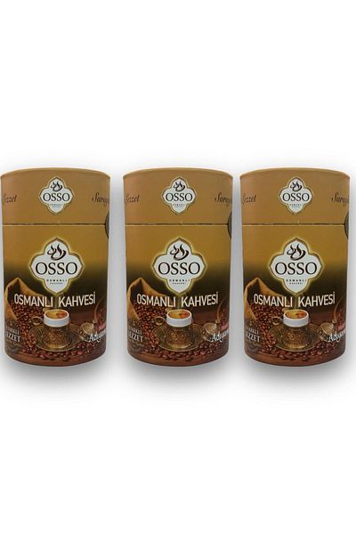 Osso 3 Cylinder Ottoman Coffee (3X200=600Gr)