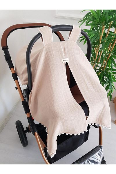 ilkimbebe Pompom Baby Stroller Cover