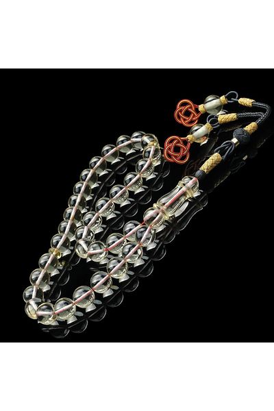 TESBİHCİBABA Special Series Kazaz Water Drop Has Amber Prayer Beads