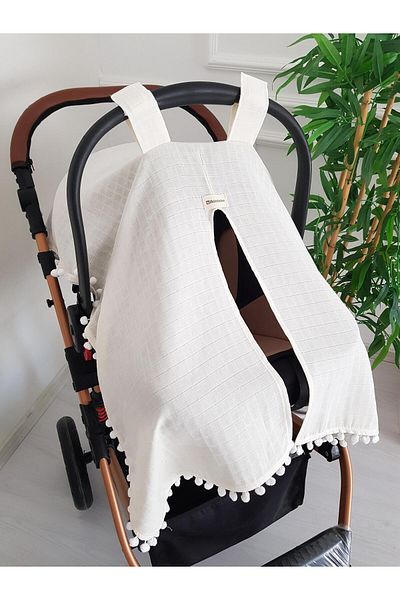 ilkimbebe Pompom Baby Stroller Cover