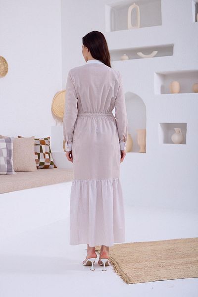 Moodbasic Accessory Detailed Striped Dress-06166