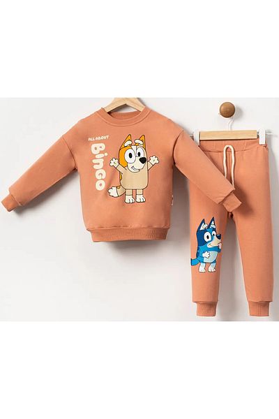 KETBaby Bottom Top Printed Double Set Bluey