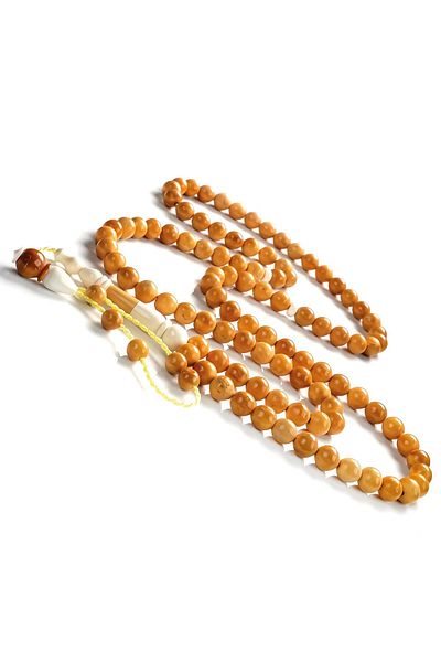 TESBİHCİBABA Ivory Imame 99 Kuka Prayer Prayer Beads