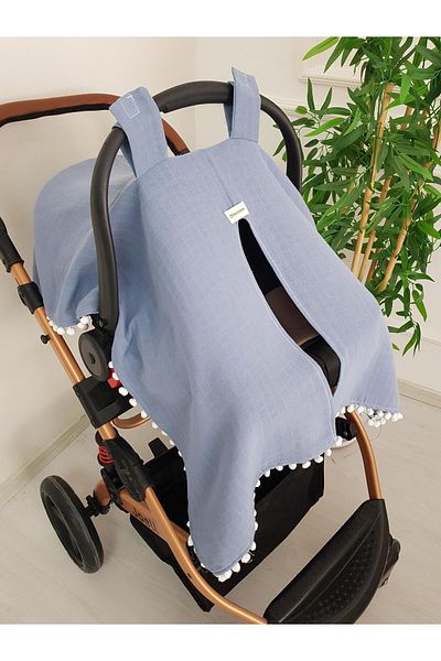 ilkimbebe Pompom Baby Stroller Cover
