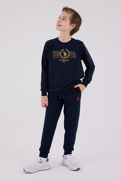 U.S. Polo Assn. Licensed Boys' Bottom Top 2 Piece Tracksuit Set