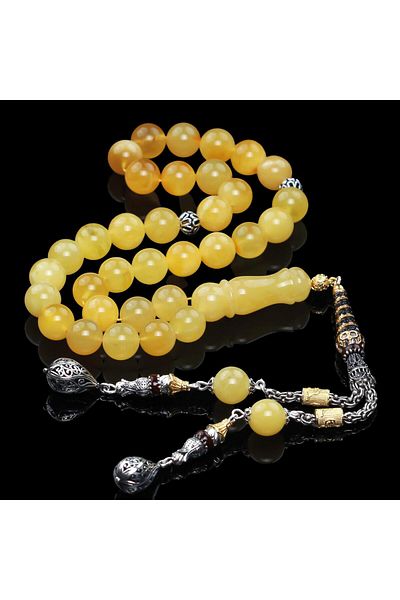 TESBİHCİBABA Kaliningrad Collection Product Drop Amber Prayer Beads