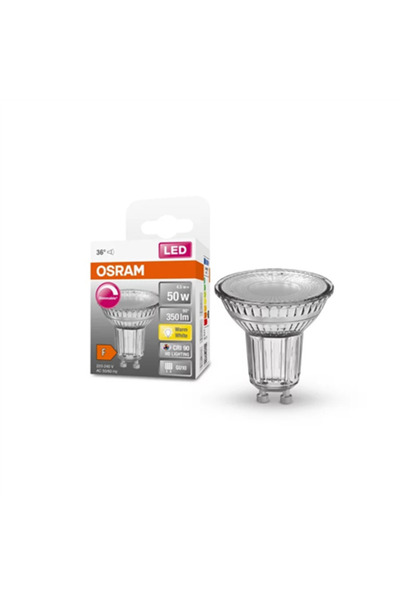 Osram Bec LED cu reflector Parathom GU10, 4,5 W, alb cald, reglabil, echivalent 50 W