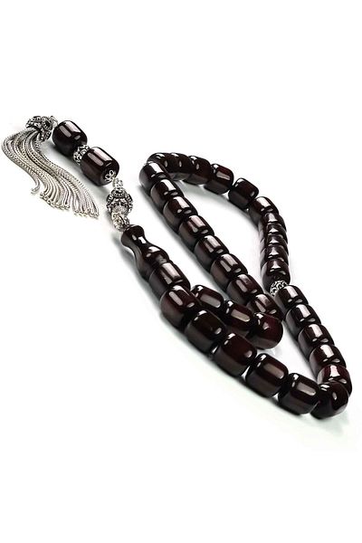 TESBİHCİBABA Ottoman Model Squeeze Amber Prayer Beads Made of New Material