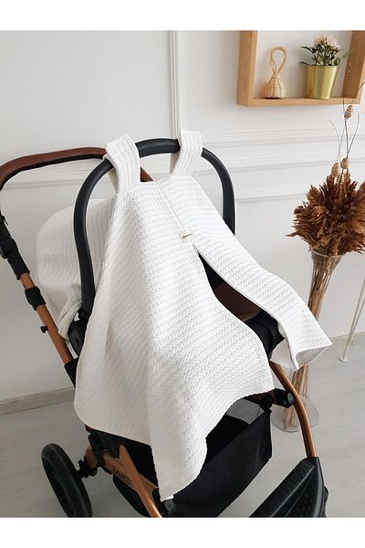 ilkimbebe Hair Braid Zippered Baby Stroller Cover