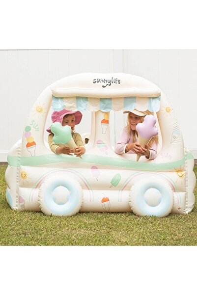 SunnyLife - Çocuk Plaj ve Bahçe Şişme Dondurmacı Oyun Seti