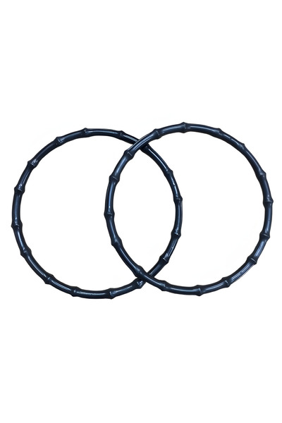 EleganTShoP Mâner acrilic pentru geantă cu aspect de bambus 20 cm T1M