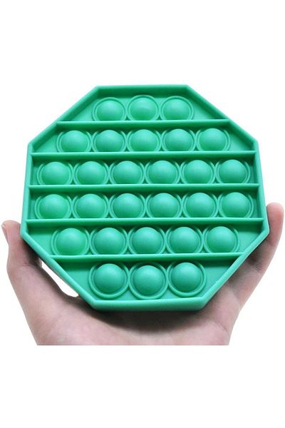 Generic Push Pop Bubble Fidget Sensory Toy - for Autism, Stress, Anxiety - Kids and Adults (Green)