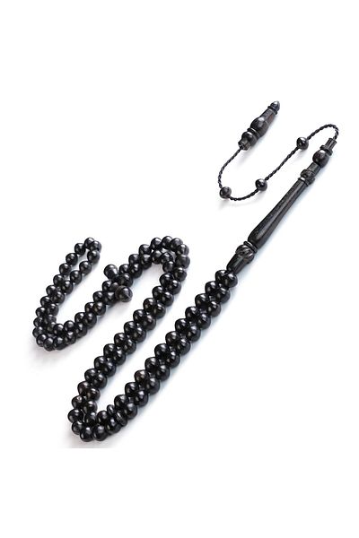 TESBİHCİBABA Two Grains Zenne Habbe Ebony Prayer Prayer Beads