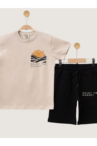 Biberon Çocuk Giyim Marcoera Sunset Shorts T-Shirt Suit 8/16