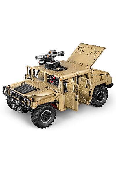 DOUBLE EAGLE Military Humvee vehicle made of CADA building blocks 3935 pcs