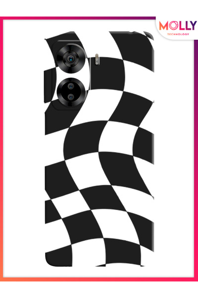 Molly Black Wave B&W Pattern Silicone Case for Casper Via X40