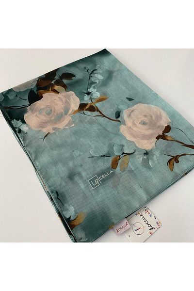 locella Βαμβακερό σάλι Voile LWD0307