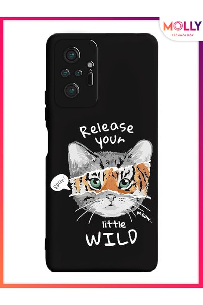 Molly حافظة سيليكون بنمط عرض الصواريخ باللون الأسود لهاتف Xiaomi Redmi Note 1...