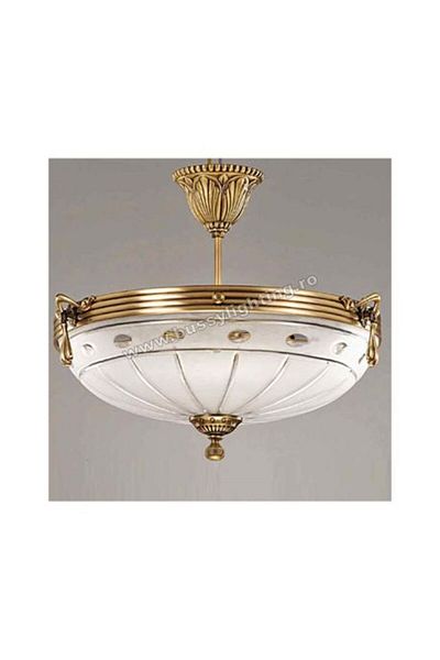CandelabreClasice Ambiente Chandelier with Diam 33 cm, Classic Design, Antique Bronze Finish - Bussy Lighting 3039-52-42