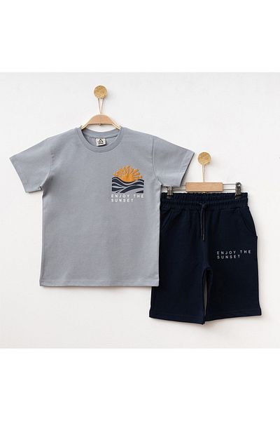 Biberon Çocuk Giyim Marcoera Sunset Shorts T-Shirt Suit 8/16