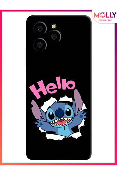 Molly Omix X6 İçin Siyah Stitch Surprise Desenli Silikon Kılıf