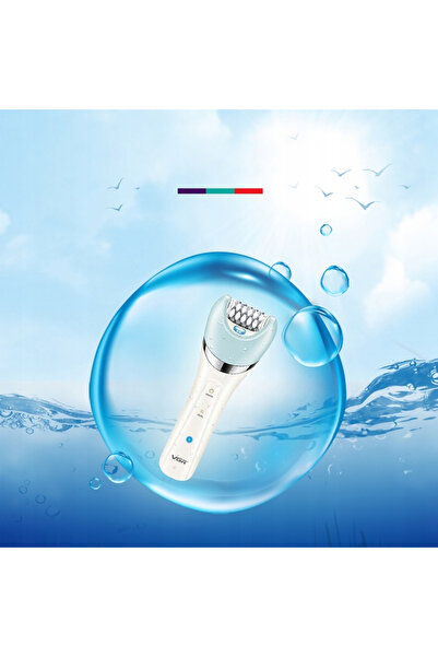 VGR Αποτριχωτική μηχανή V-703, 5 σε 1, για πόδια, σώμα, μπικίνι, μασχάλες, αδιάβροχη IPX 4, μπαταρία 1400mAh,