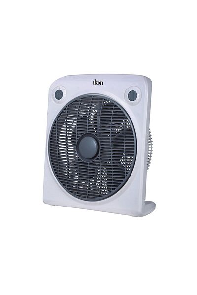 Ikon Box Fan, 12 inches, 50 W, White, IK-RTY30