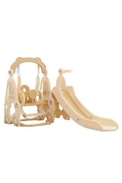 FULLJOY Car-shaped slide with swing and basketball hoop 3*1, 173*120*122 cm UN-JT12