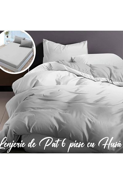 NufJoy Finet Cotton Linen 6 pieces Enjoy Life Fitted sheet for mattress 160x200 cm or 180x200 cm