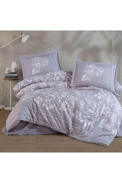 NufJoy 100% COTTON RANFORCE Bed Linen, 4 Pieces, King Size, Bed Sheet 240x260 cm, Premium Quality