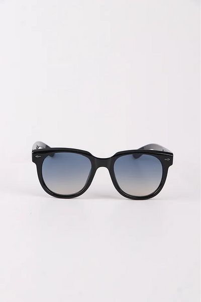MACERATİ Oval Unisex Black Sunglasses